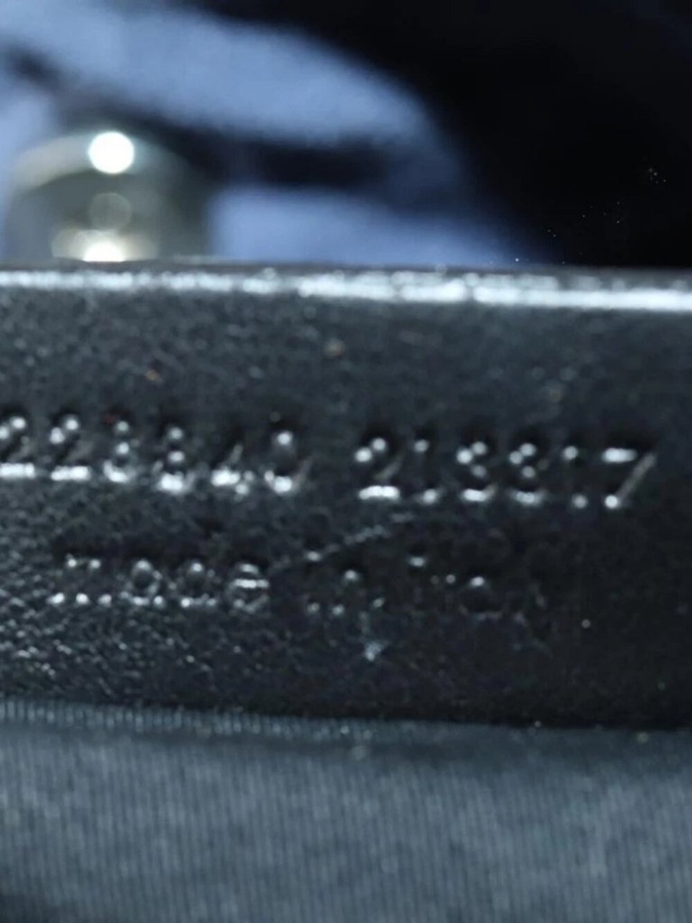 SAINT LAURENT Shoulder Bag Enamel Khaki Silver Auth - Picture 15 of 16